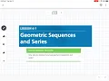 Geometric Sequences and Series Lesson 6-7
