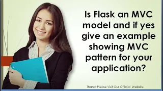 Is Flask an C model and if yes give an example showing C pattern for your application