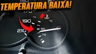 É NORMAL A TEMPERATURA DO MOTOR ABAIXAR AO ANDAR NA RODOVIA?