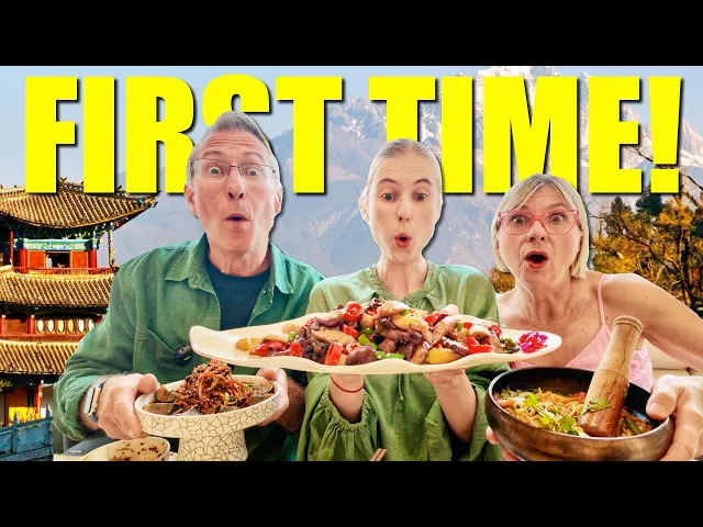 Yunnan Cuisine Adventure at a Sydney Restaurant with Blondie My parents can't BELIEVE this is Chinese food!