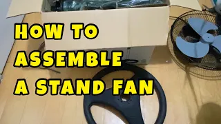 how to assemble an electric fan mitsu tech stand fan 16 msf 16rb