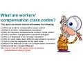 What are workers compensation class codes Class Codes