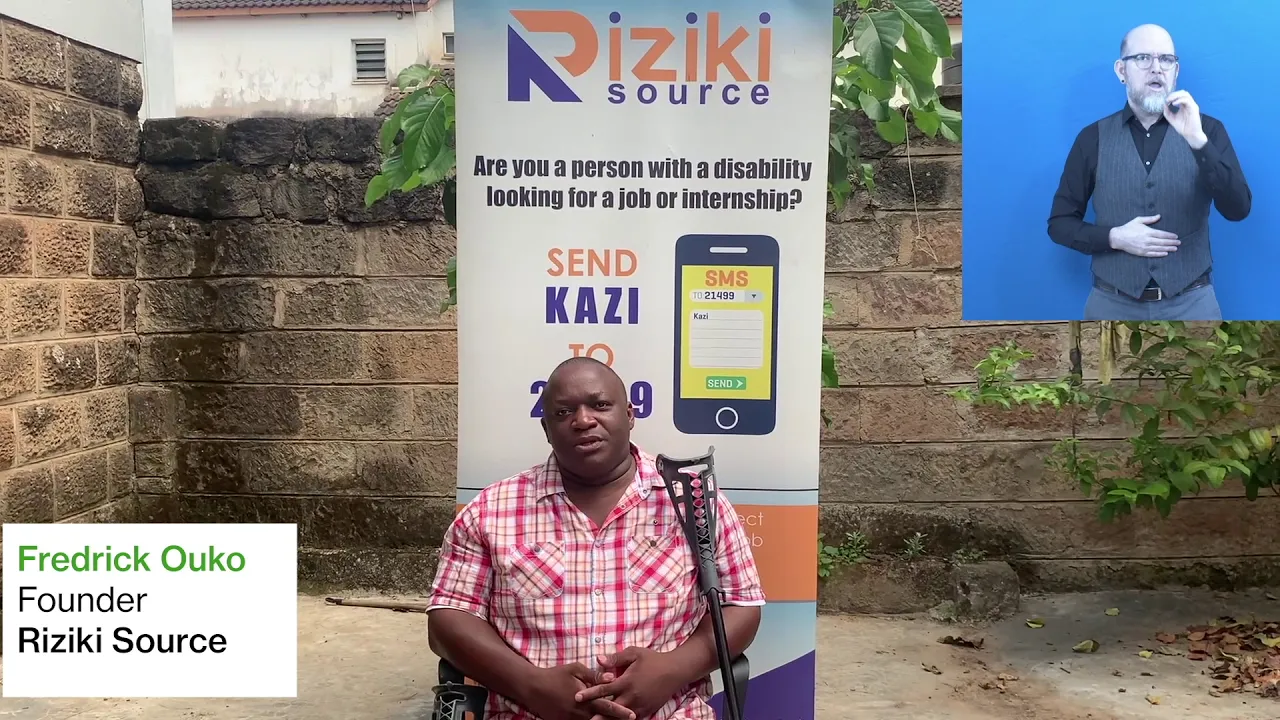 Awardee-Hour 3: Short Video of the Zero Project Awardee Riziki Source - AD