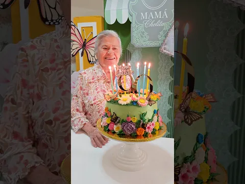 90 AÑOS CUMPLIÓ MI ABUELITA🥹🦋