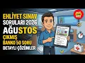Ehliyet Sinav Sorulari 2026 Agustos - Eylul Cikmis Sorular