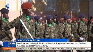 Presidente da República condecora Forças Armadas com Ordem Amílcar Cabral Primeiro Grau
