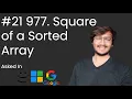 Squares Of A Sorted Array LeetCode