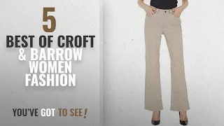 Croft Barrow Women Fashion 2018 Best Sellers Croft Barrow Taupe Straight Leg Woman s Pants
