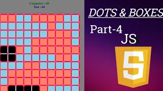 Dots and Boxes game using JavaScript tutorial part-4