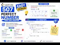 LeetCode 507 - Perfect Number Easy C Solution