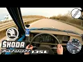 Lagu 1992 Skoda Favorit 135L Topsnelheid Duitse Autobahn POV