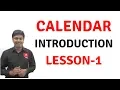 Calendar - Reasoning Introduction Lesson-1