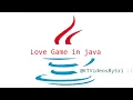 Love game in java FLAMES