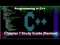 Programming in C Chapter 7 User Defined Data Types Namespaces and the string Type Study Guide