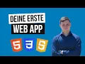 Build Your First Web App with HTML CSS and JavaScript - Web Development Tutorial for Beginners