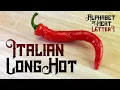 DELICIOUS Italian Long Hot Pepper - A Pepper for the whole Family The Alphabet of Heat Letter I