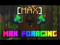 EASILY MAX Foraging in Under 10 Hours Hypixel Skyblock Guide