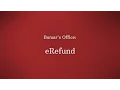 Bursar s Office eRefunds