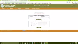 Telangna Vehicle Registration Slot Booking Online 