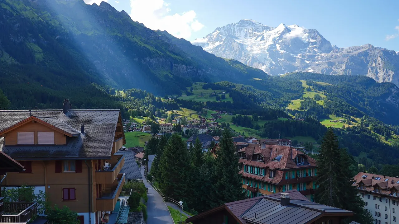 2022 July 瑞士🇨🇭翁根 | 曼丽申 | 瀑布小镇