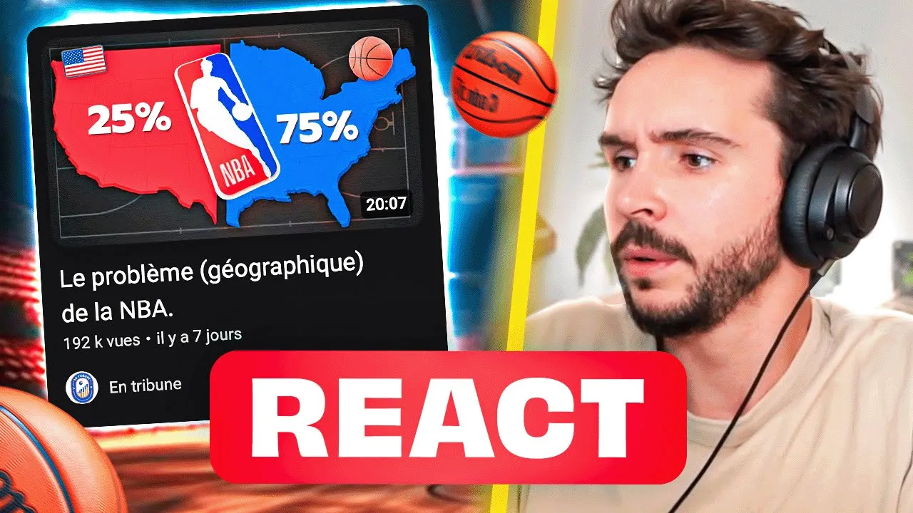 Le déséquilibre géographique de la NBA ! (REACT En Tribune)