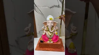 गणपती मूर्तीला कलर कसा करावा 😱कोणते कलर वापरायचे काय सर्व सविस्तर माहिती ganpati murti colour ideas 