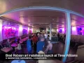 Brad Robson art installation launch at Three Williams Cafe - 14 March 2015