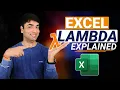 Excel Lambda Function Explained-How When to use it