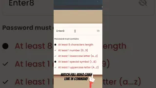 how to make password validation using html css and js