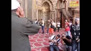 الشيخ سعيد الرفاعى  موذن مدرسه وجامع السلطان حسن  دندنها