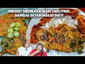 NIKMAT PAKE NASI ANGET?! IKAN CHILI PADI, SAMBAL SETAN ASAL MALAYSIA BIKIN KELOJOTAN?!