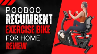 Pooboo Recumbent Exercise Bike Review 