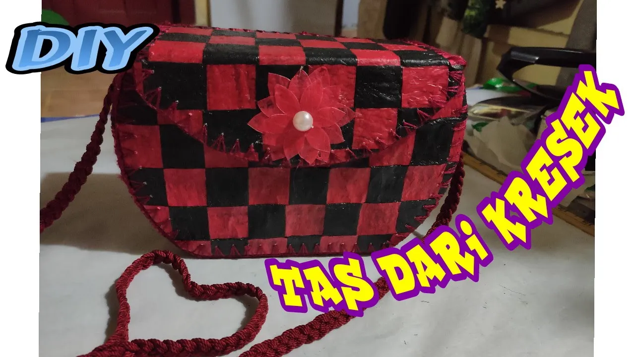 Tutorial | tas dari kantong plastik kresek | easy diy |. 