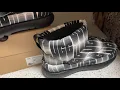 UGG Mini Boot Wavelength Black and White Puff Collection