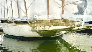 Sealing Up that Hideous Transom Extension | Windpuff’s Rebuild [S1 Ep 28]