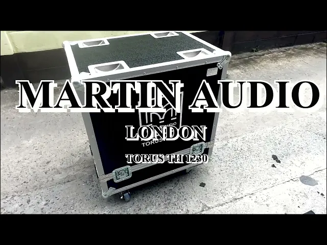 กล่องใส่ลำโพง martin audio london TH series
