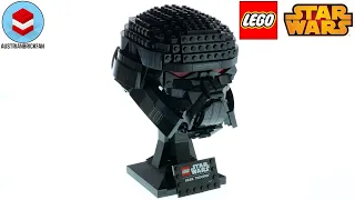 LEGO Star Wars 75343 Dark Trooper Helmet Speed Build