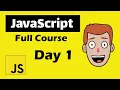 Day 1 JavaScript Basics Made SUPER Simple for Beginners