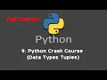 9 Python Crash Course Data Types Tuples