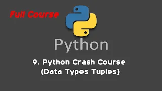 9 Python Crash Course Data Types Tuples