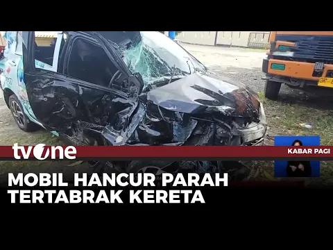 Ringsek, Mobil Tertabrak Kereta Api di Deli Serdang, Tiga Orang Terluka