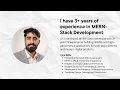 MERN Stack Developer Introduction
