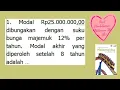Download Lagu 1. Modal Rp25.000.000,00 dibungakan dengan suku bunga majemuk 12% per tahun. Modal akhir yang