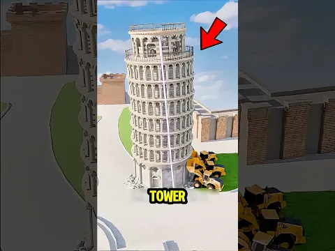 This Is Why the Leaning Tower of Pisa Is Still Standing #science #education #shorts