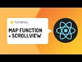 Tutorial React Native map function React Native ScrollView