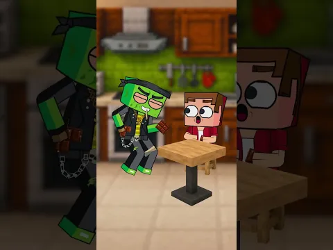 Respect Your Friend- Little JJ And Mikey With Sharing Is Caring Lesson #shorts #minecraft