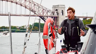 If We Don’t Get This Right We’ll Be Sailing BACKWARDS! NYC by Sailing Catamaran