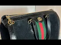 Gucci Ophidia GG Medium Tote Bag in Black