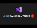 Visual Studio Tip - How to Properly Remove Unused Namespaces