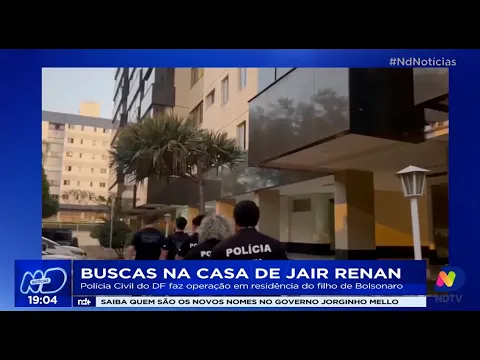 Buscas na casa de Jair Renan: Polícia Civil do DF faz operação em residência do filho de Bolsonaro